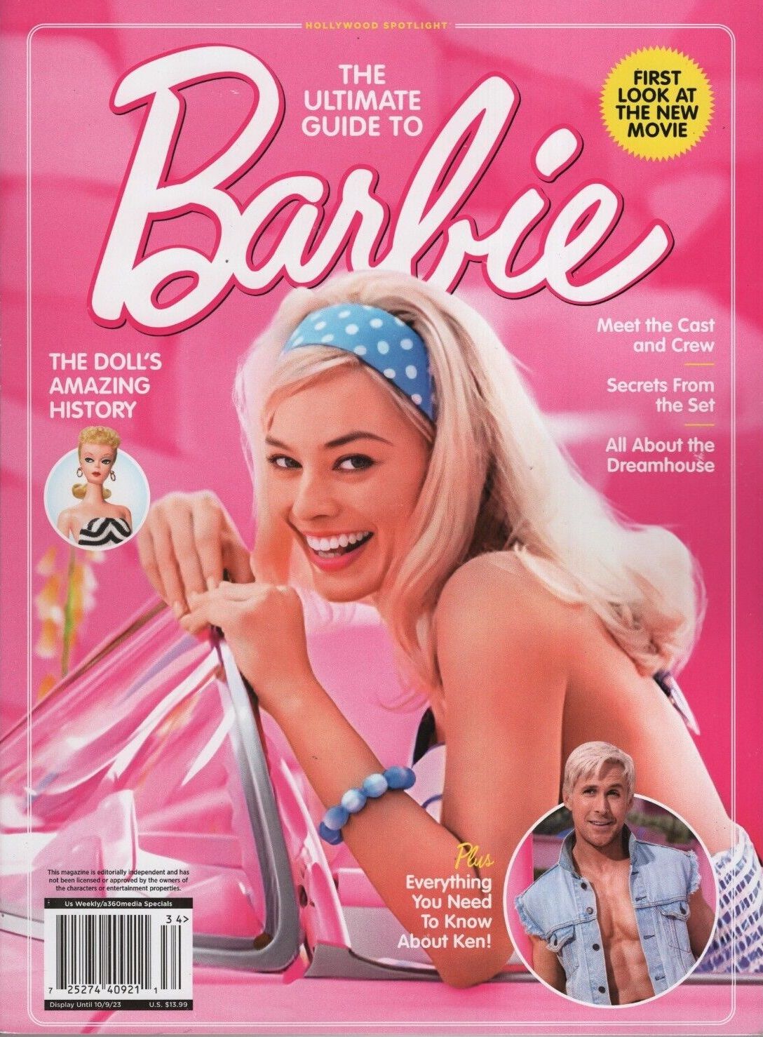 HOLLYWOOD SPOTLIGHT magazine side cover  July 2023