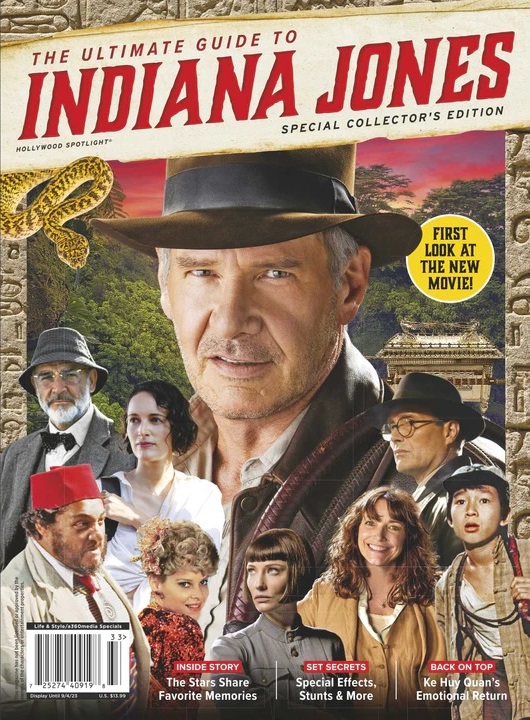 HOLLYWOOD SPOTLIGHT magazine side cover   2023