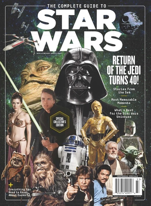 HOLLYWOOD SPOTLIGHT magazine side cover   2023