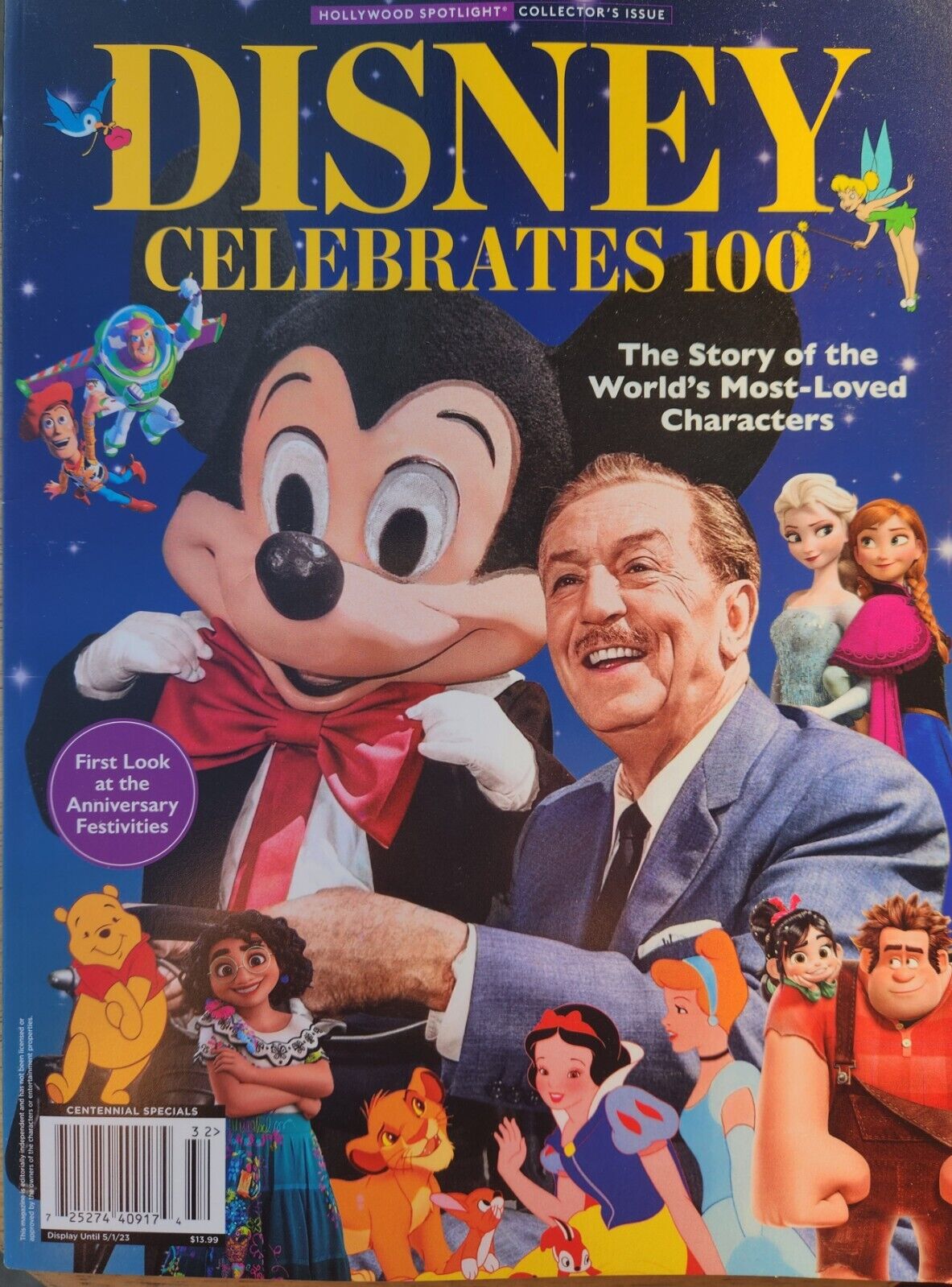 HOLLYWOOD SPOTLIGHT magazine side cover Spring 2023