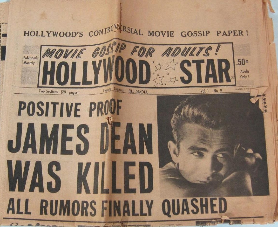 HOLLYWOOD CONFIDENTIAL STAR magazine side cover Issue 9  Vol 1 No  9   