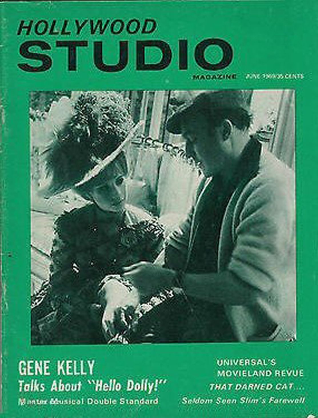 HOLLYWOOD STUDIO magazine side cover  Vol 4 No  2 June 1969