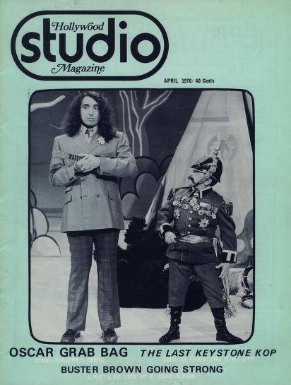 HOLLYWOOD STUDIO magazine side cover April 1970