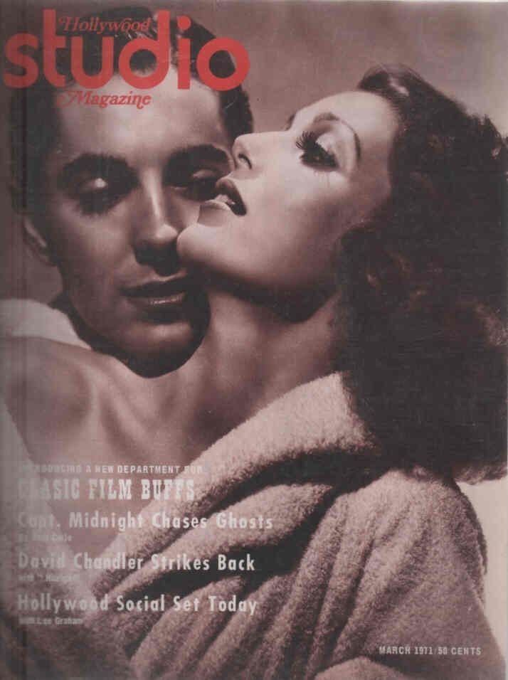 HOLLYWOOD STUDIO magazine side cover March 1971