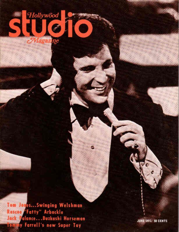 HOLLYWOOD STUDIO magazine side cover June 1971