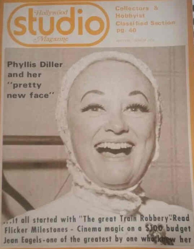 HOLLYWOOD STUDIO magazine side cover August 1972