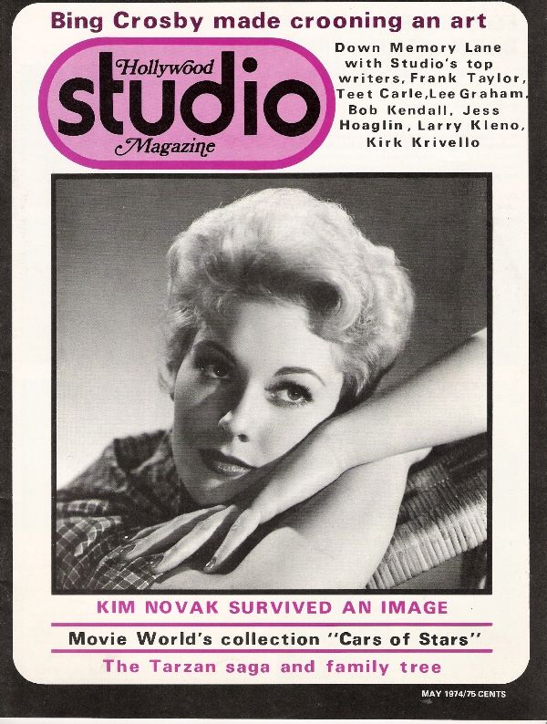 HOLLYWOOD STUDIO magazine side cover May 1974
