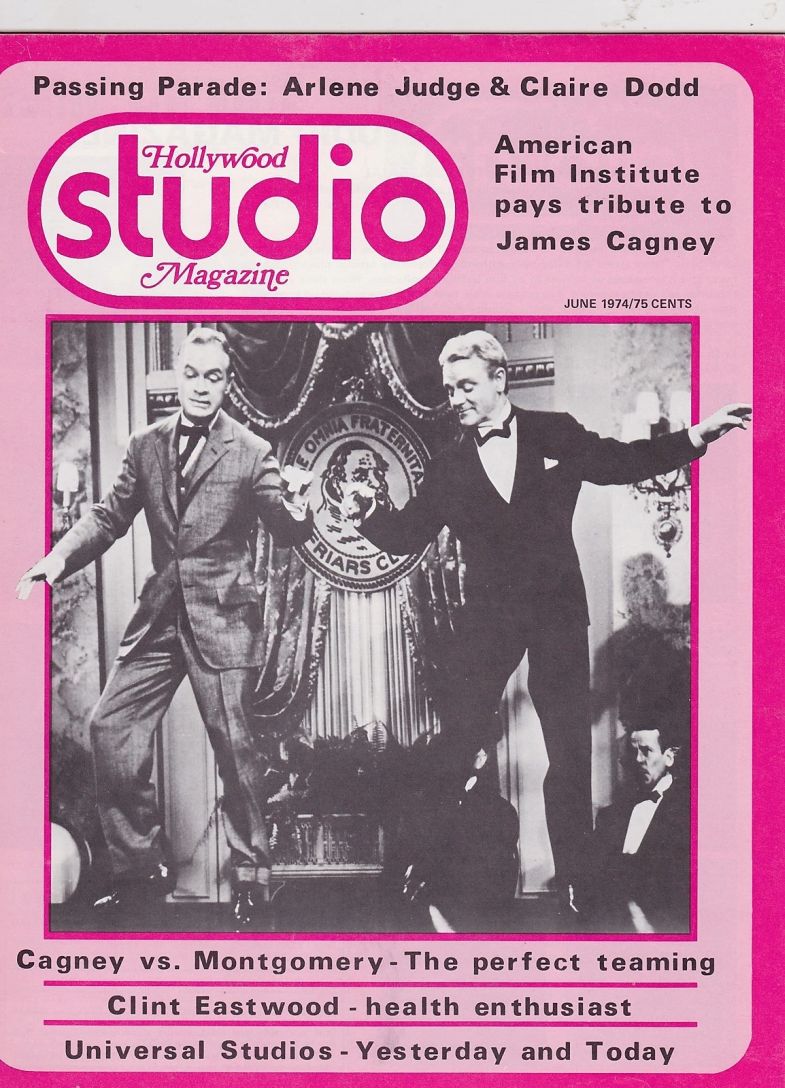 HOLLYWOOD STUDIO magazine side cover June 1974