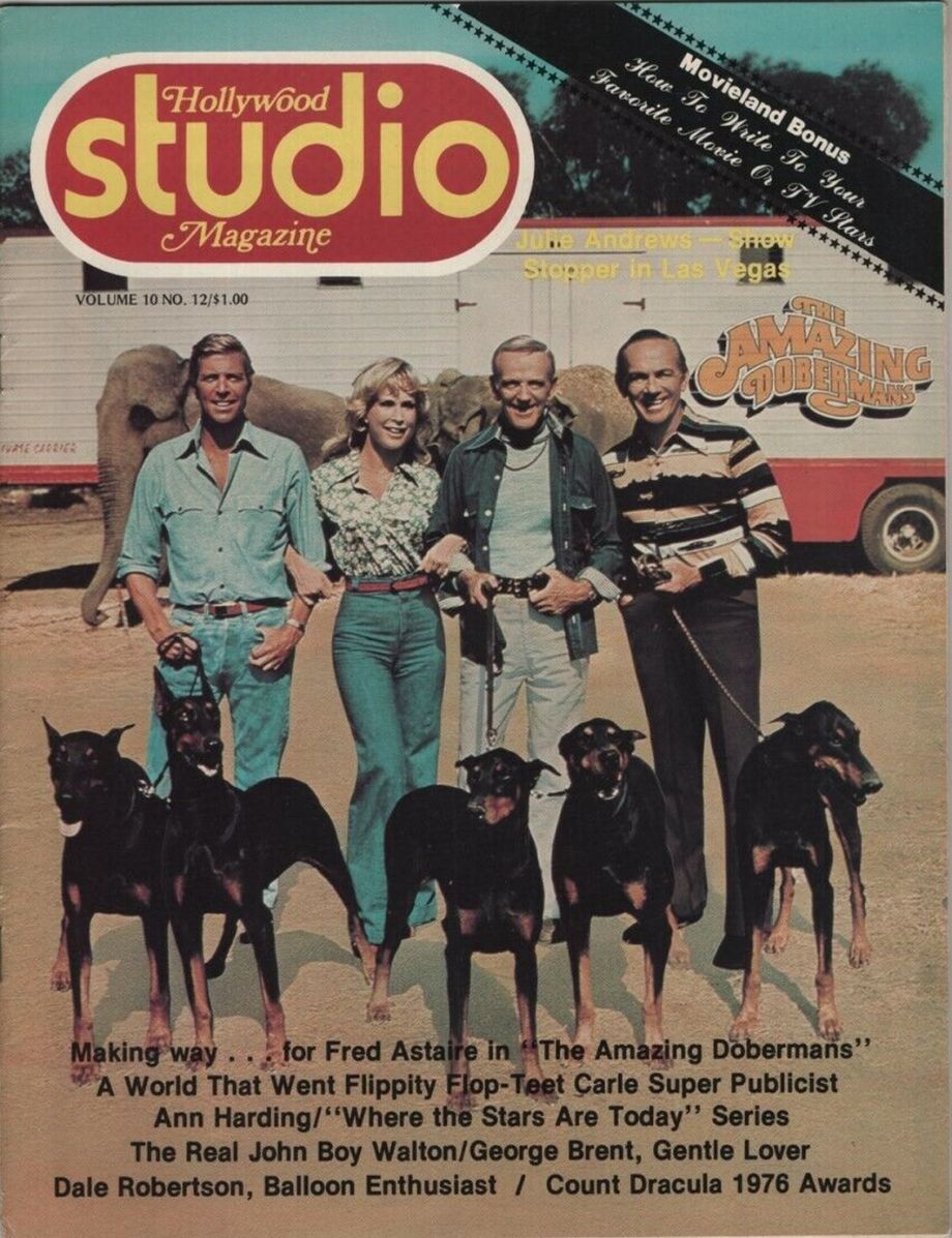 HOLLYWOOD STUDIO magazine side cover October 1976
