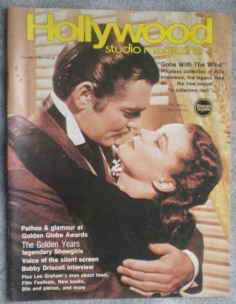 HOLLYWOOD STUDIO magazine side cover March 1977