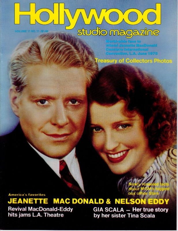 HOLLYWOOD STUDIO magazine side cover November 1977