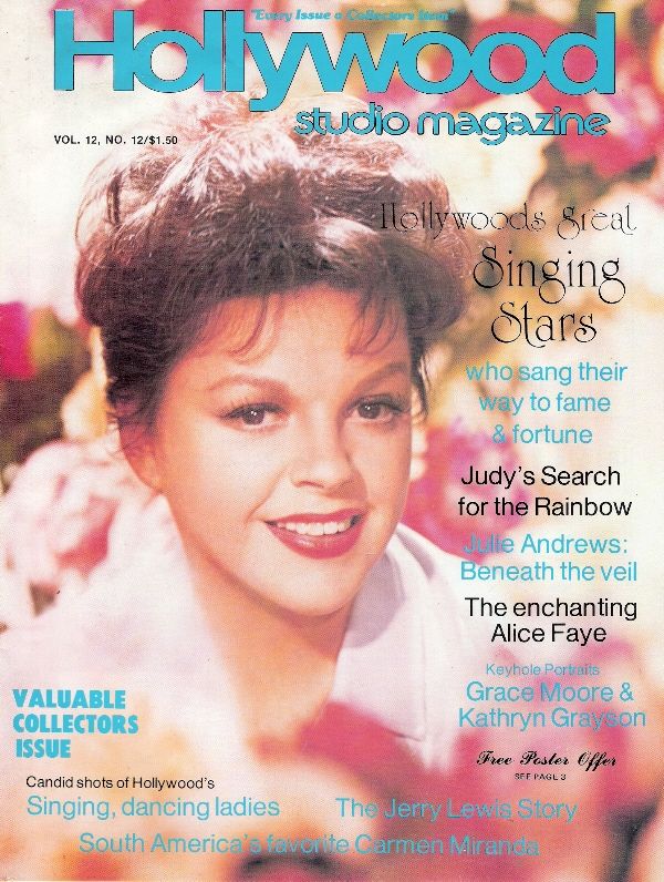 HOLLYWOOD STUDIO magazine side cover  Vol 12 # 12 March 1979