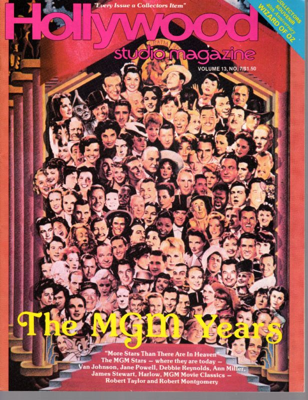 HOLLYWOOD STUDIO magazine side cover  Vol 13 # 7 November 1979