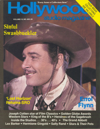 HOLLYWOOD STUDIO magazine side cover  Vol 13 # 10 March 1980