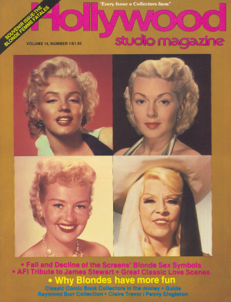 HOLLYWOOD STUDIO magazine side cover  Vol 13 # 12 May 1980