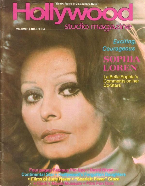 HOLLYWOOD STUDIO magazine side cover  Vol 14 # 4 October 1980