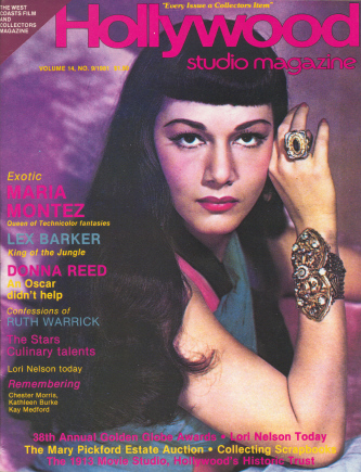 HOLLYWOOD STUDIO magazine side cover  Vol 14 # 9 April 1981