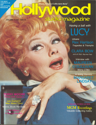 HOLLYWOOD STUDIO magazine side cover  Vol 14 # 12 August 1981