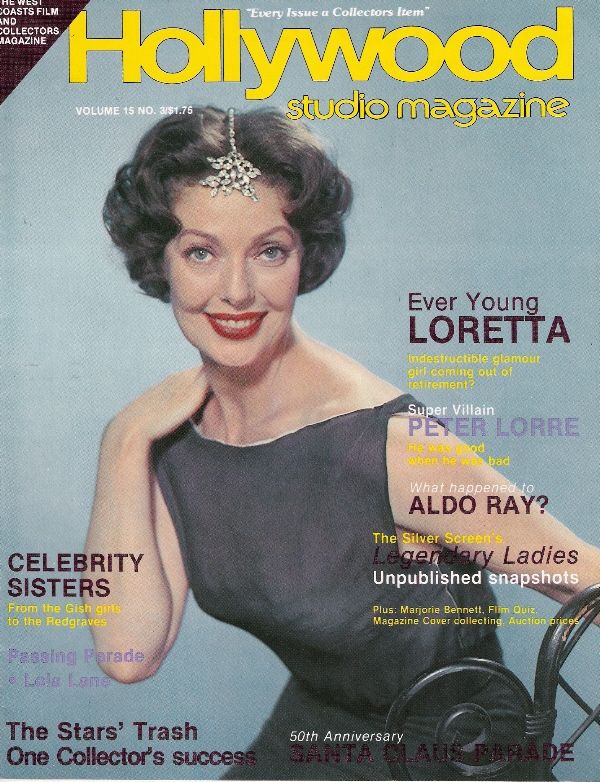 HOLLYWOOD STUDIO magazine side cover  Vol 15 # 3 November 1981