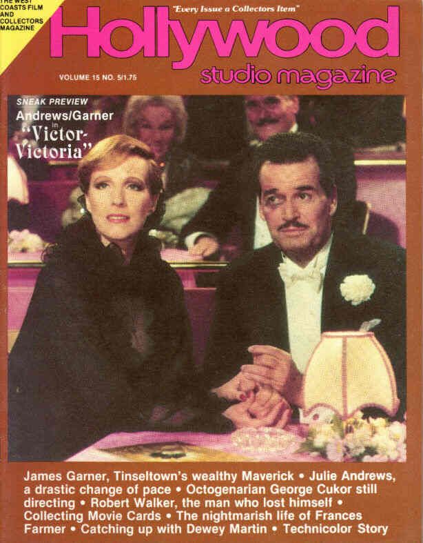 HOLLYWOOD STUDIO magazine side cover  Vol 15 # 5 February 1982