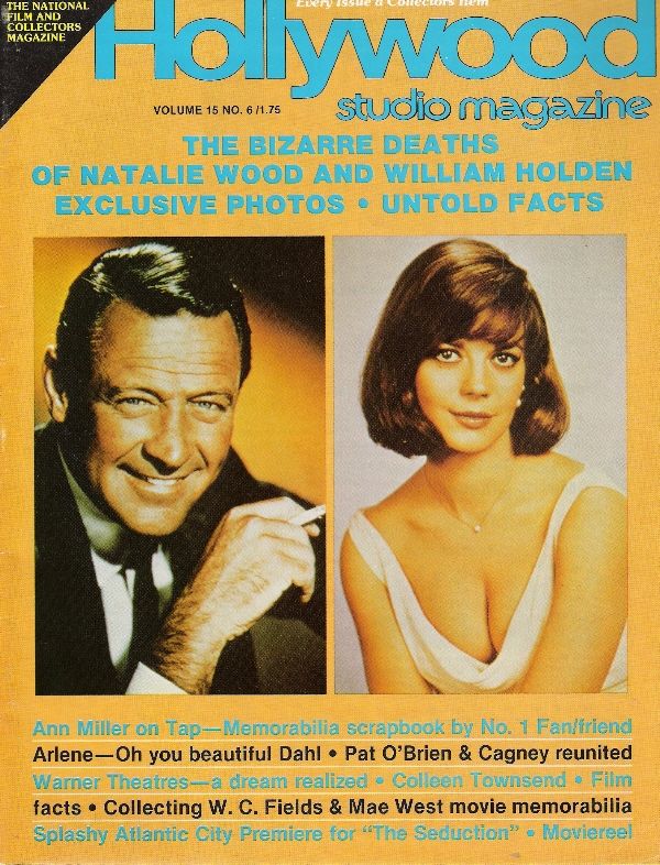 HOLLYWOOD STUDIO magazine side cover  Vol 15 # 6 March 1982