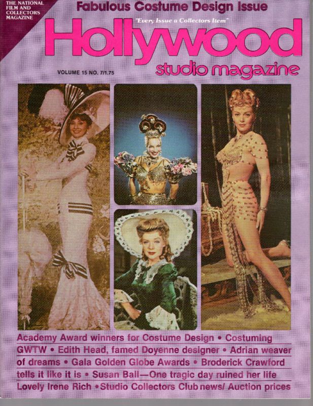 HOLLYWOOD STUDIO magazine side cover  Vol 15 # 7 April 1982