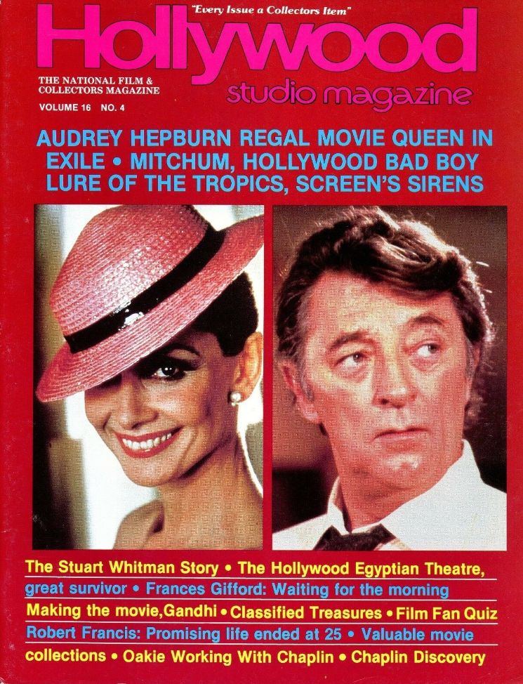 HOLLYWOOD STUDIO magazine side cover  Vol 16 # 4 March 1983