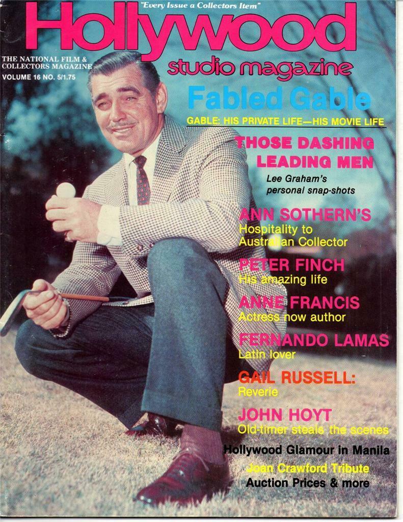 HOLLYWOOD STUDIO magazine side cover  Vol 16 # 5 April 1983