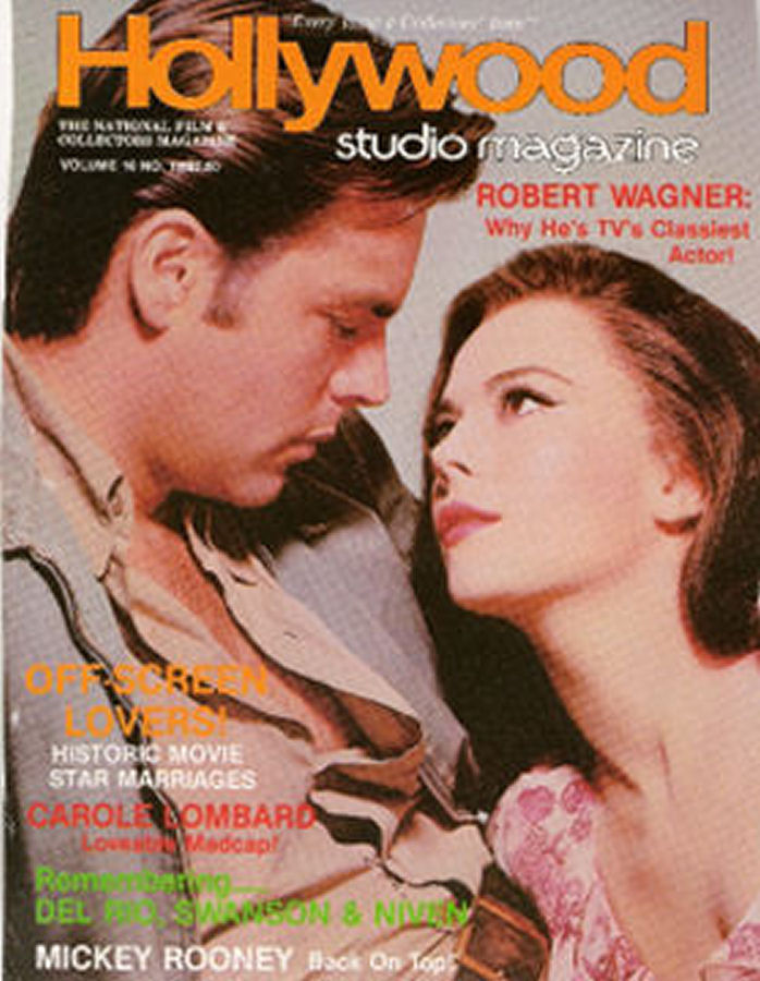 HOLLYWOOD STUDIO magazine side cover  Vol 16 # 10 October 1983