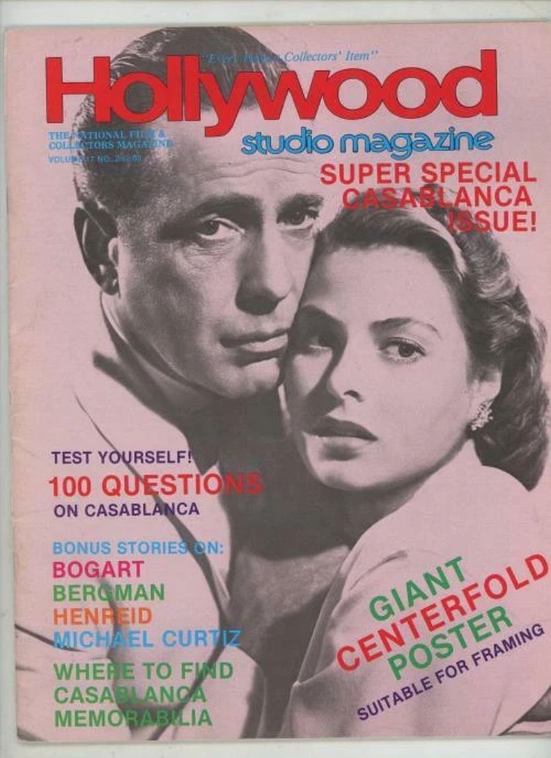 HOLLYWOOD STUDIO magazine side cover  Vol 17 # 2 March 1984