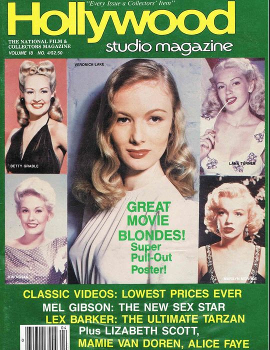 HOLLYWOOD STUDIO magazine side cover  Vol 18 # 4 April 1985