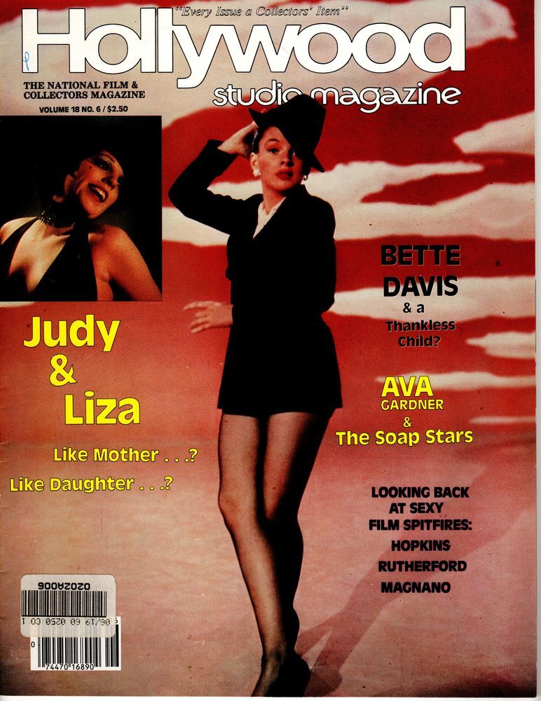 HOLLYWOOD STUDIO magazine side cover June/July 1985