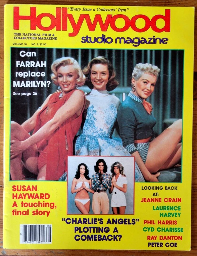 HOLLYWOOD STUDIO magazine side cover  Vol 18 # 8 August 1985