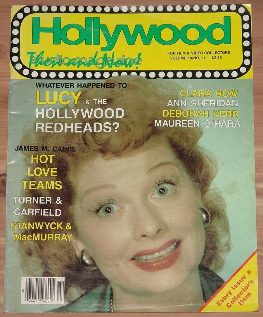 HOLLYWOOD STUDIO magazine side cover November 1985