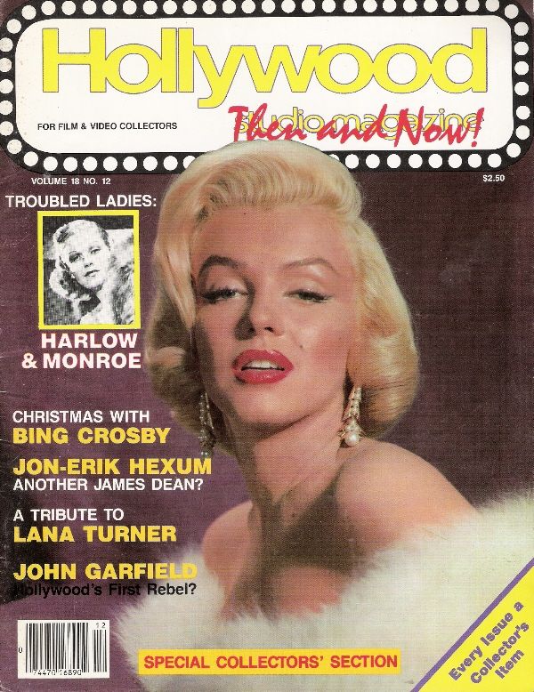 HOLLYWOOD STUDIO magazine side cover December 1985
