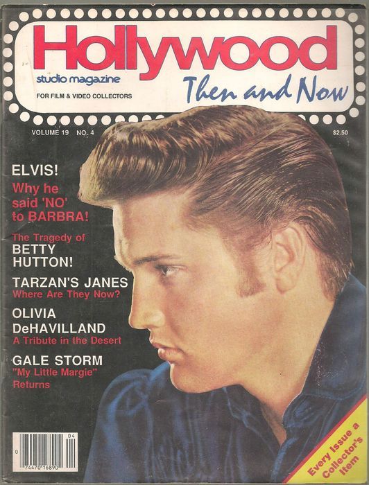 HOLLYWOOD STUDIO magazine side cover  Vol 19 #4 April 1986
