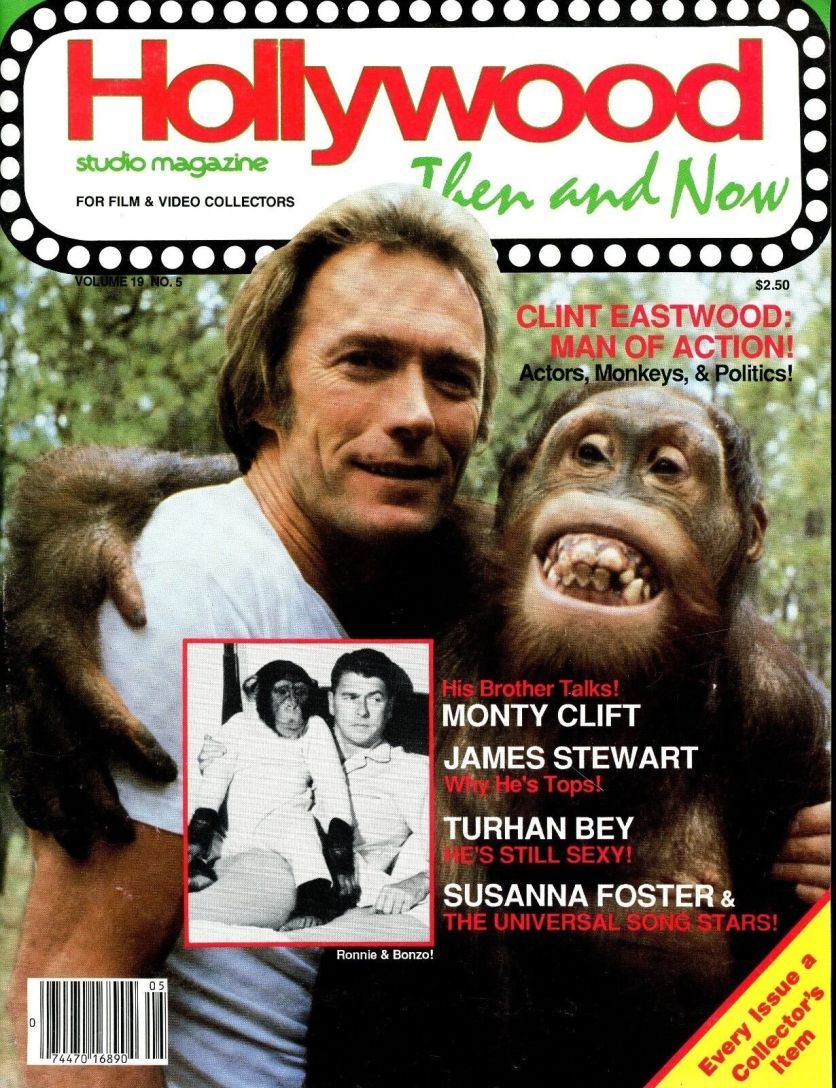 HOLLYWOOD STUDIO magazine side cover May 1986