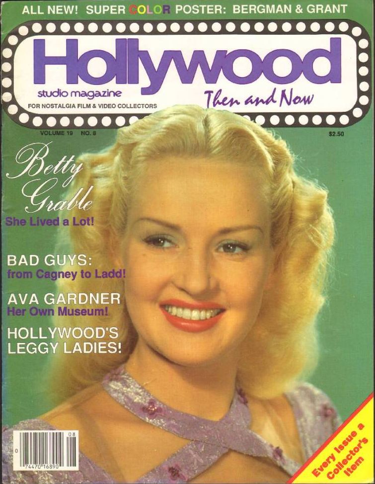 HOLLYWOOD STUDIO magazine side cover  Vol 19 #8 August 1986