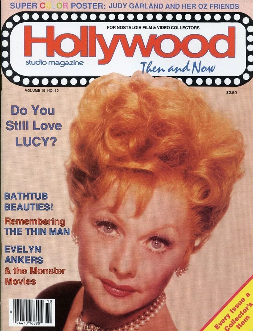 HOLLYWOOD STUDIO magazine side cover  Vol 19 #10 October 1986