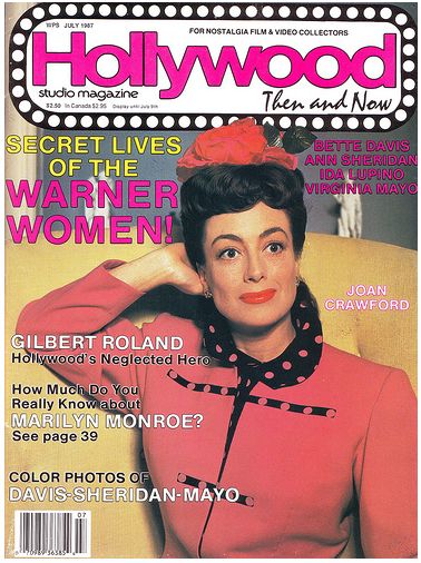 HOLLYWOOD STUDIO magazine side cover  Vol 20 # 7 July 1987