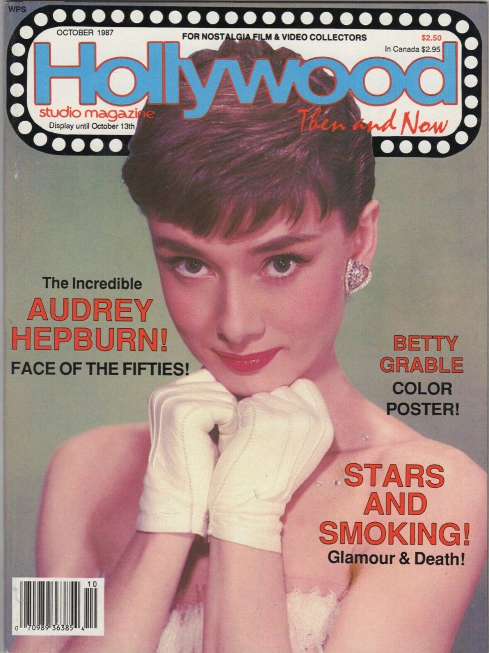 HOLLYWOOD STUDIO magazine side cover  Vol 20 # 10 October 1987
