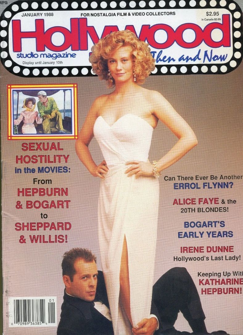 HOLLYWOOD STUDIO magazine side cover January 1988
