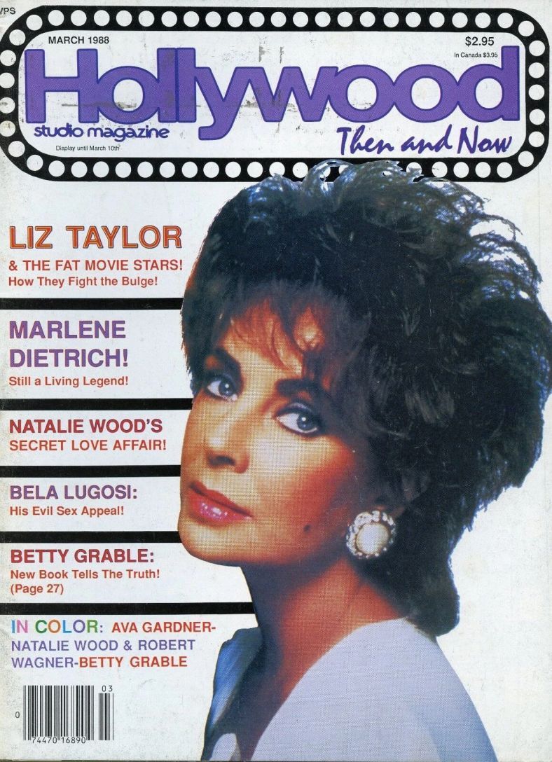 HOLLYWOOD STUDIO magazine side cover  Vol 21 # 3 March 1988