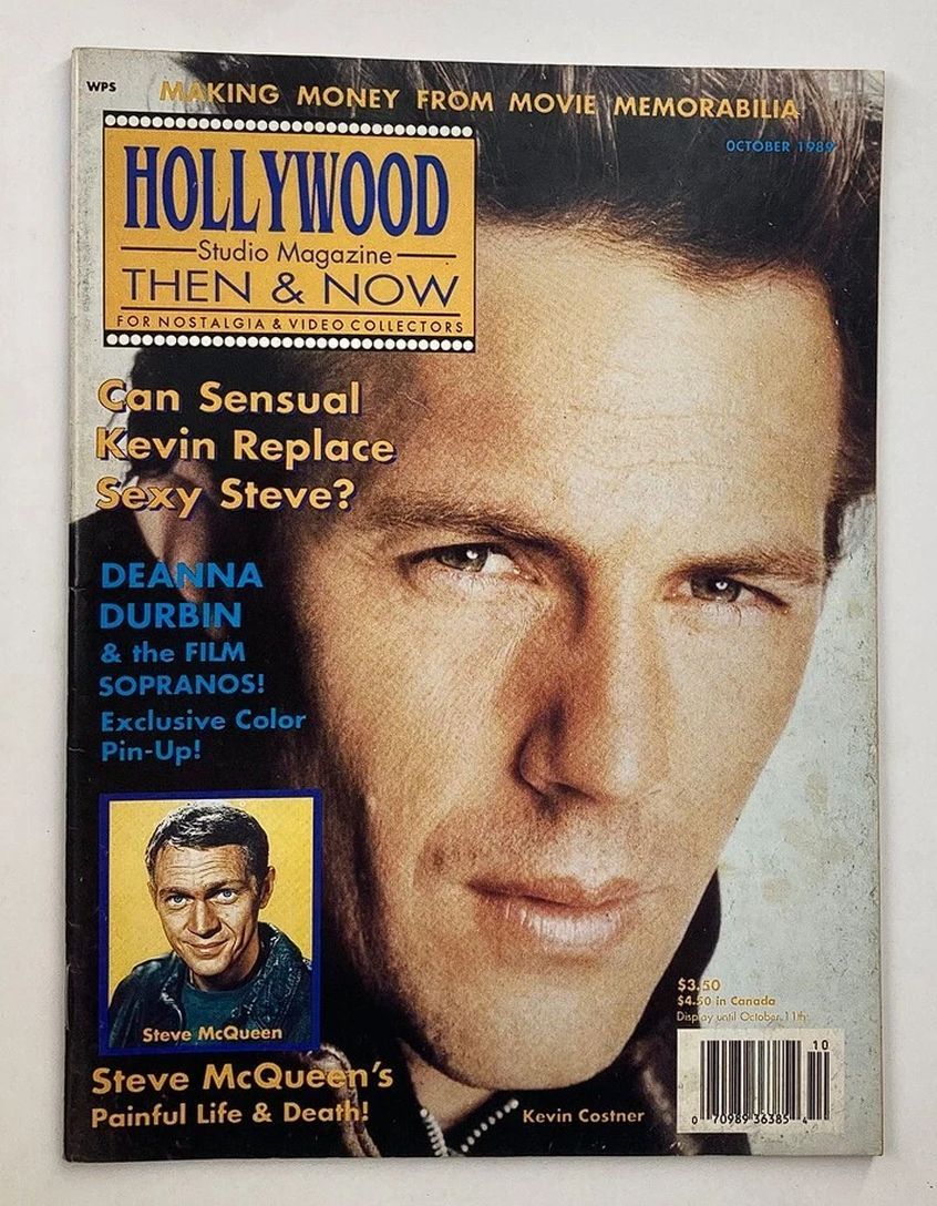 HOLLYWOOD STUDIO magazine side cover October 1989