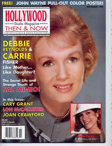 HOLLYWOOD STUDIO magazine side cover November 1989