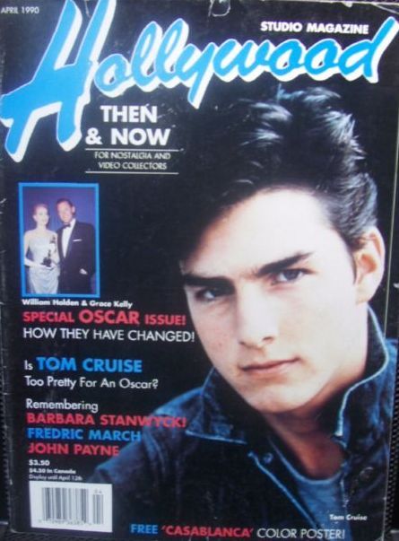 HOLLYWOOD STUDIO magazine side cover April 1990