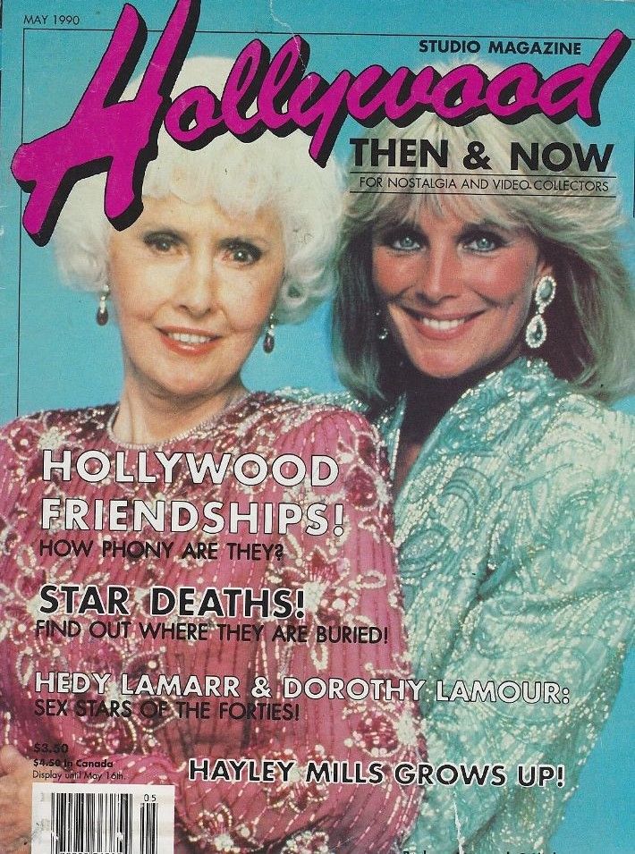 HOLLYWOOD STUDIO magazine side cover May 1990