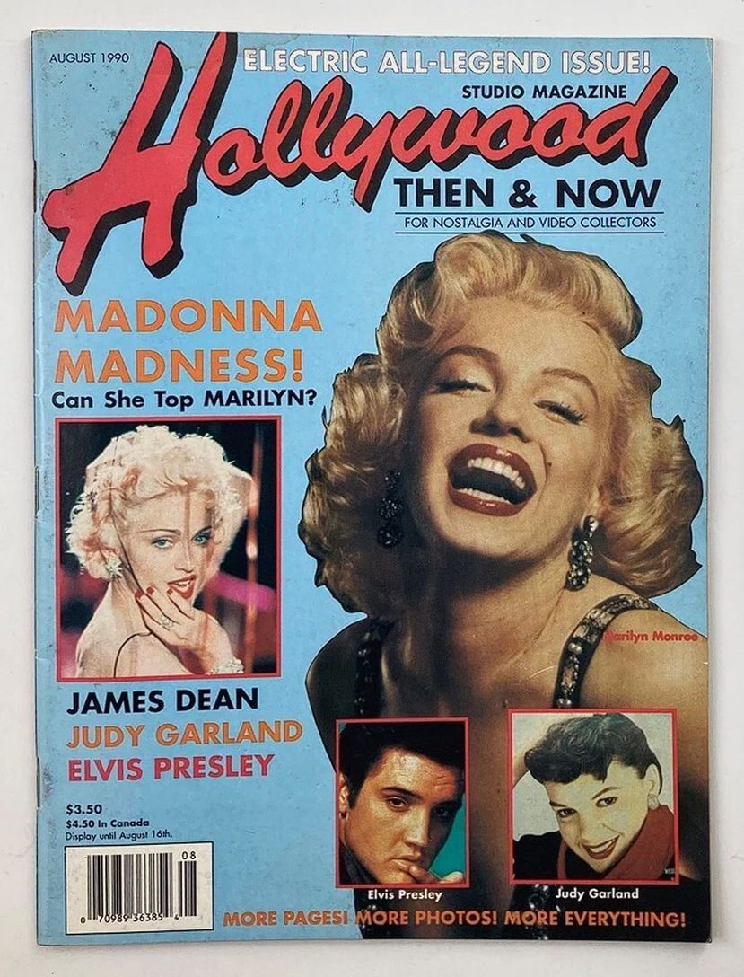 HOLLYWOOD STUDIO magazine side cover August 1990