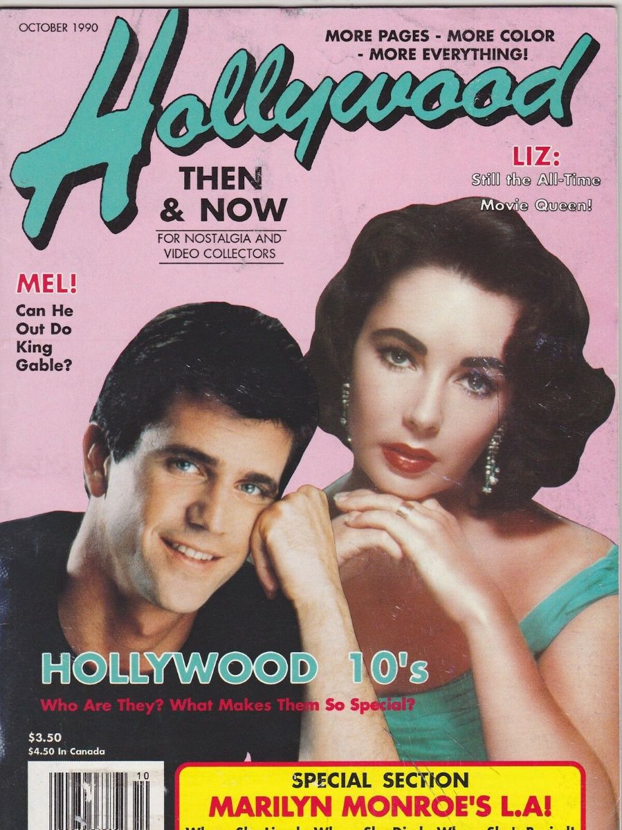 HOLLYWOOD STUDIO magazine side cover October 1990