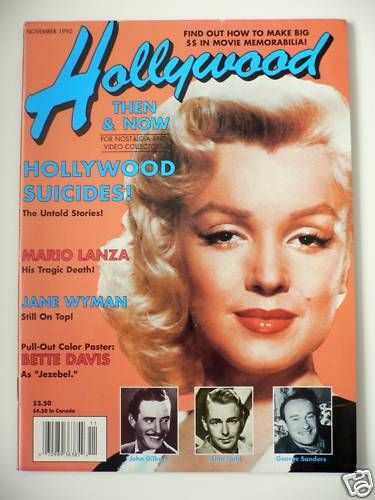 HOLLYWOOD STUDIO magazine side cover November 1990